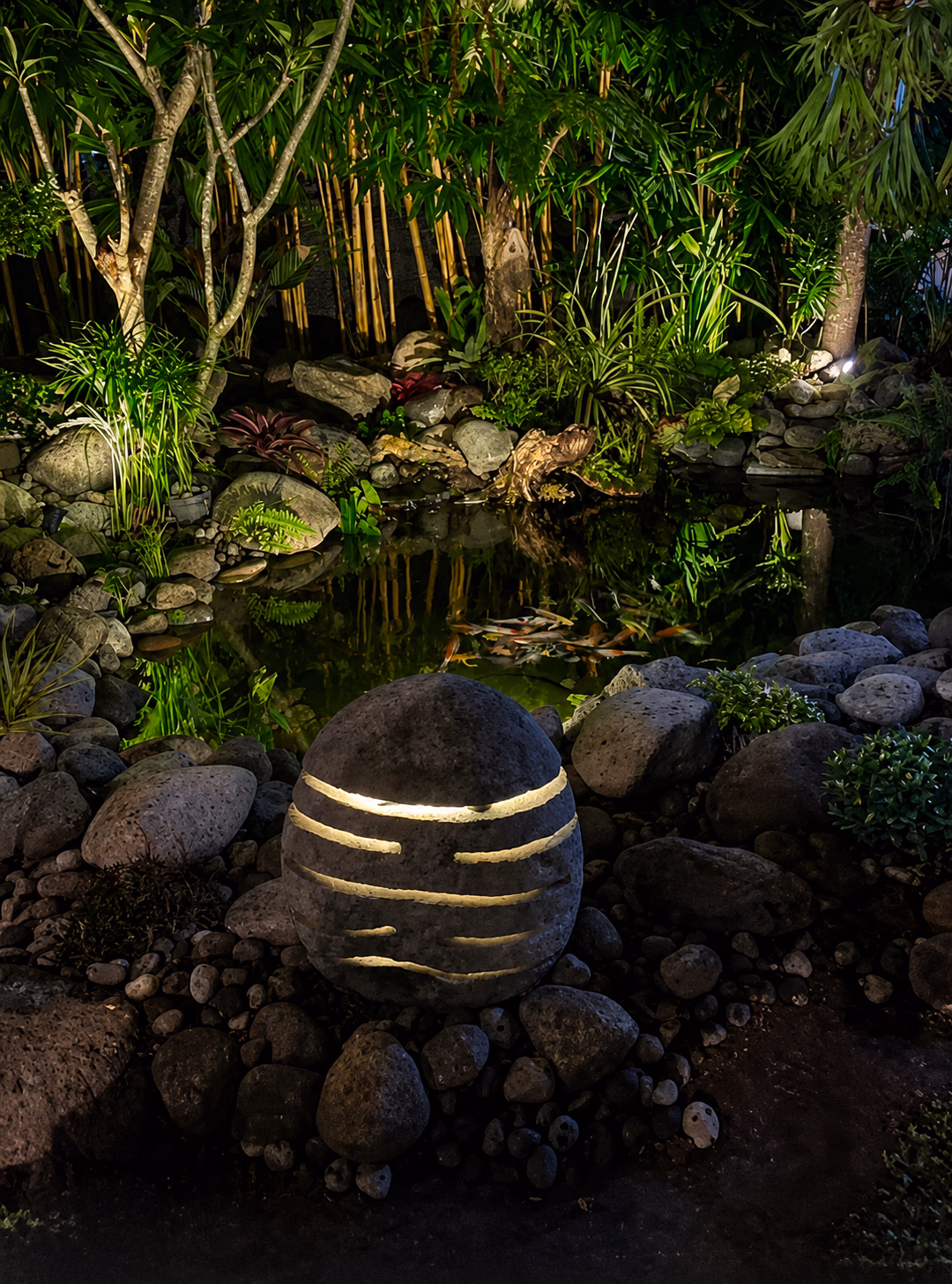 River Stone Block - Handcrafted Cylindrical Natural Finish — view 3