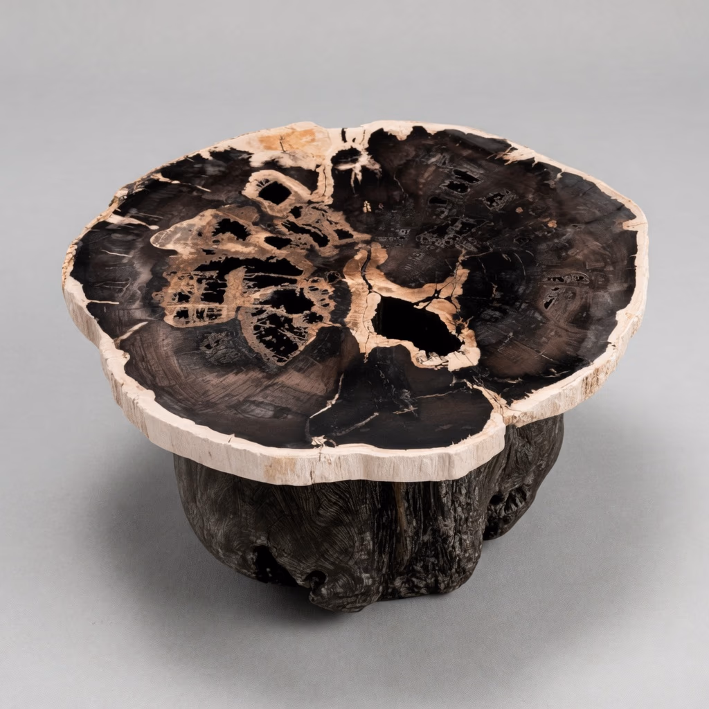 Ancient Stone Coffee Table - Handcrafted Natural Honed With Raw Edge Finish