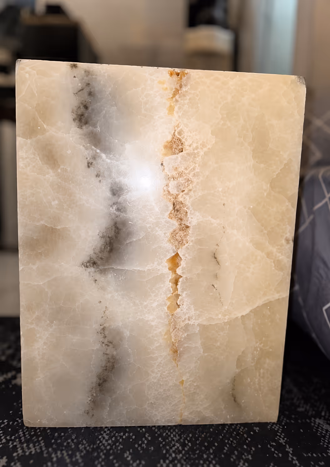 Onyx Stone Chair - Handcrafted Square — view 11
